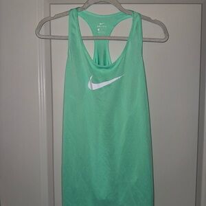 Nike Green Racerback Sleeveless Tank Top